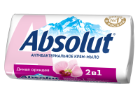 Крем-мыло туалетное твердое антибактериальное ABSOLUT  2 в 1 - дикая орхидея