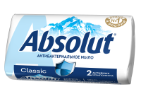 Мыло туалетное твердое антибактериальное  ABSOLUT Classic - ультразащита