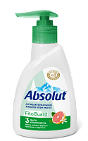 Антибактериальное жидкое крем-мыло ABSOLUT FitoGuard - грейпфрут и бергамот