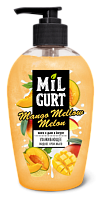 Жидкое крем-мыло MILGURT  "манго и дыня в йогурте", 280 г