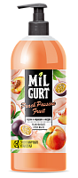 Жидкое крем-мыло MILGURT "персик и маракуйя в йогурте", 860 г